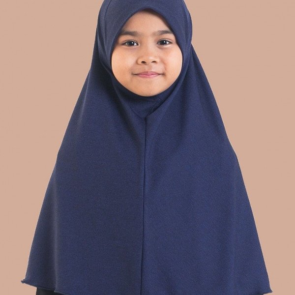 Tudung Salwani Jr Navy Blue