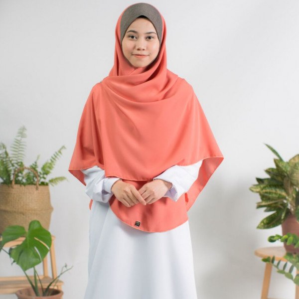 Tudung Bawal Adina Fresh Salmon